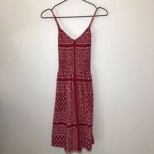 Patterned Midi Summer Dress